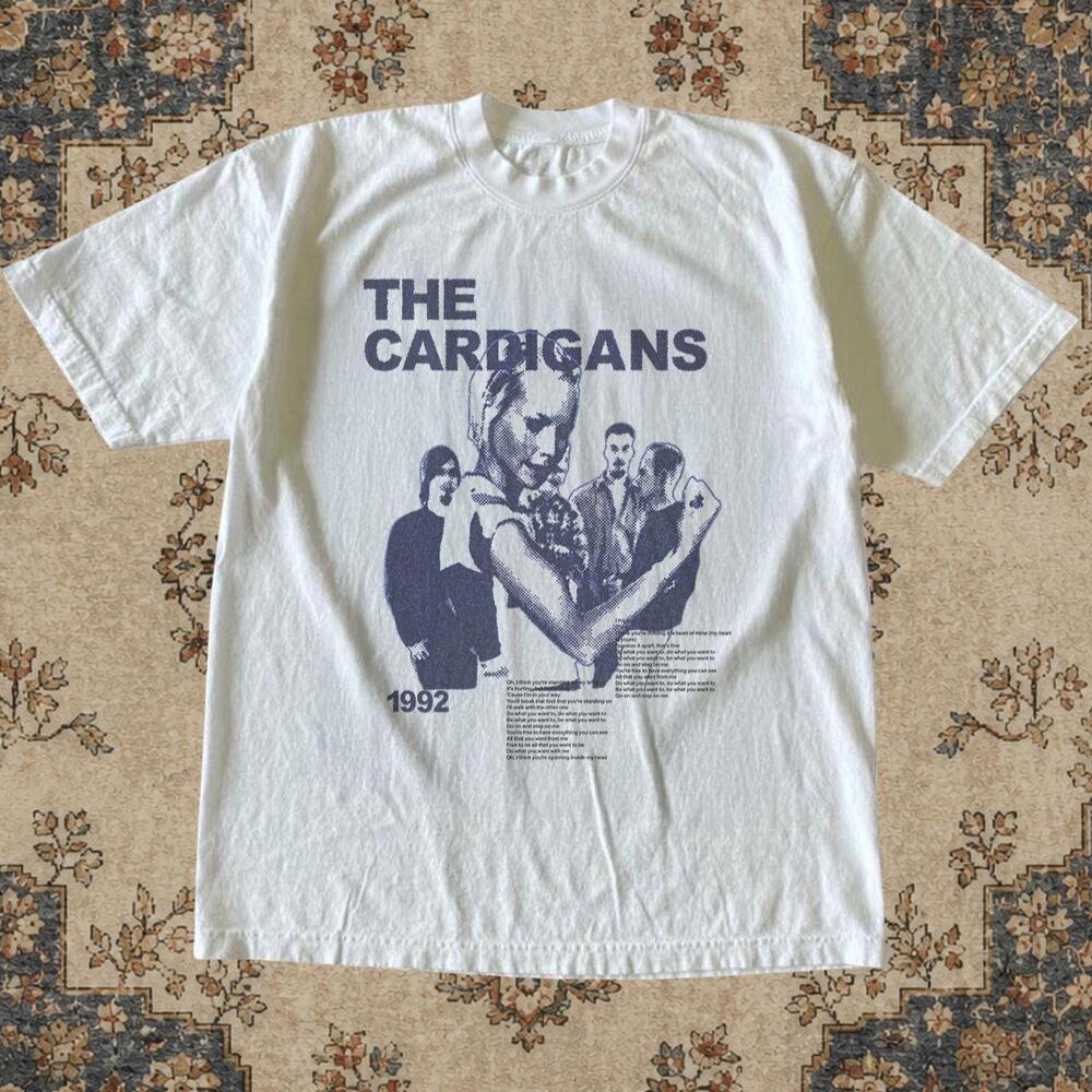 The Cardigans 1992 Art Heavy Cotton T-shirt